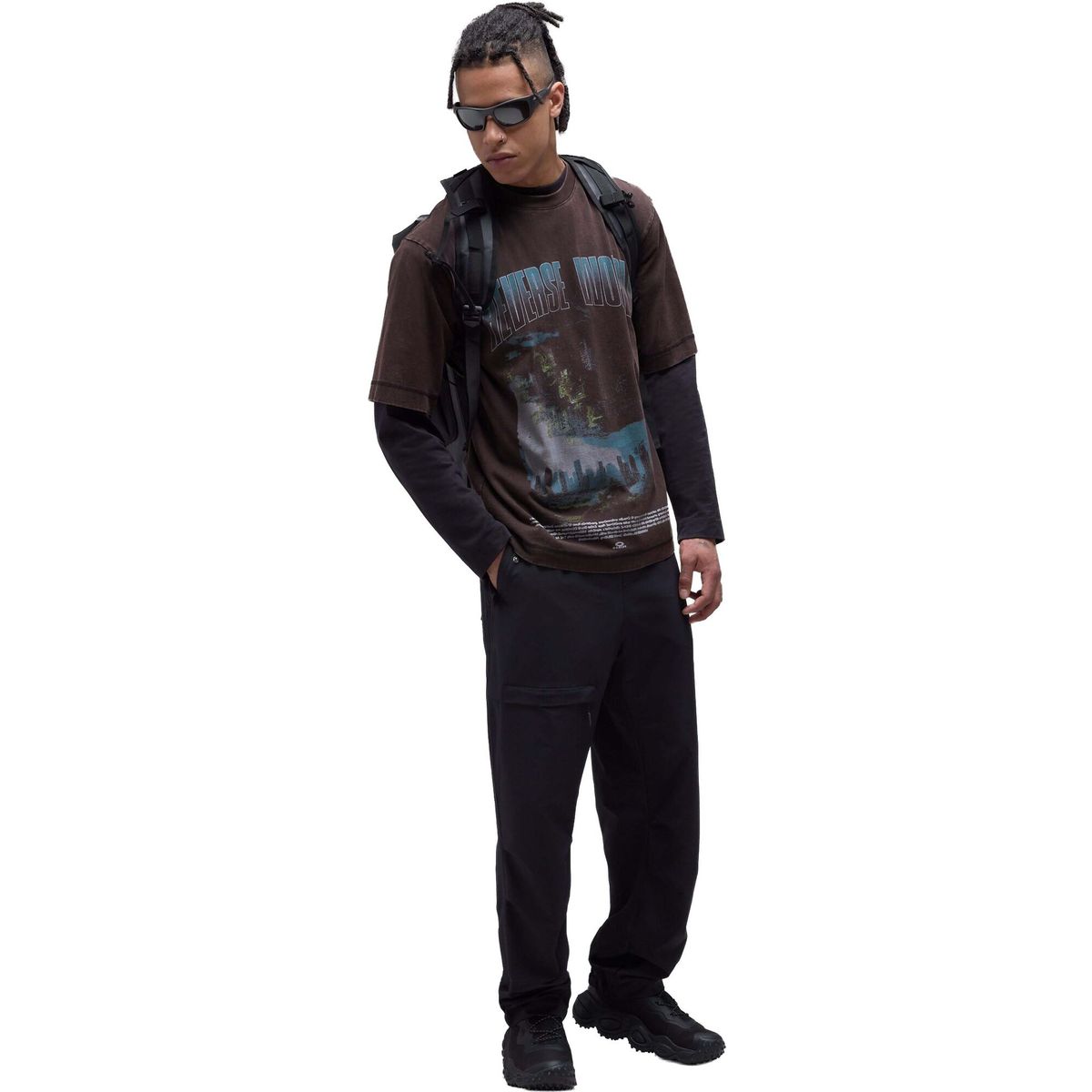 Oakley Reverse World Tee pitch black (021) M FOA408683-021-M