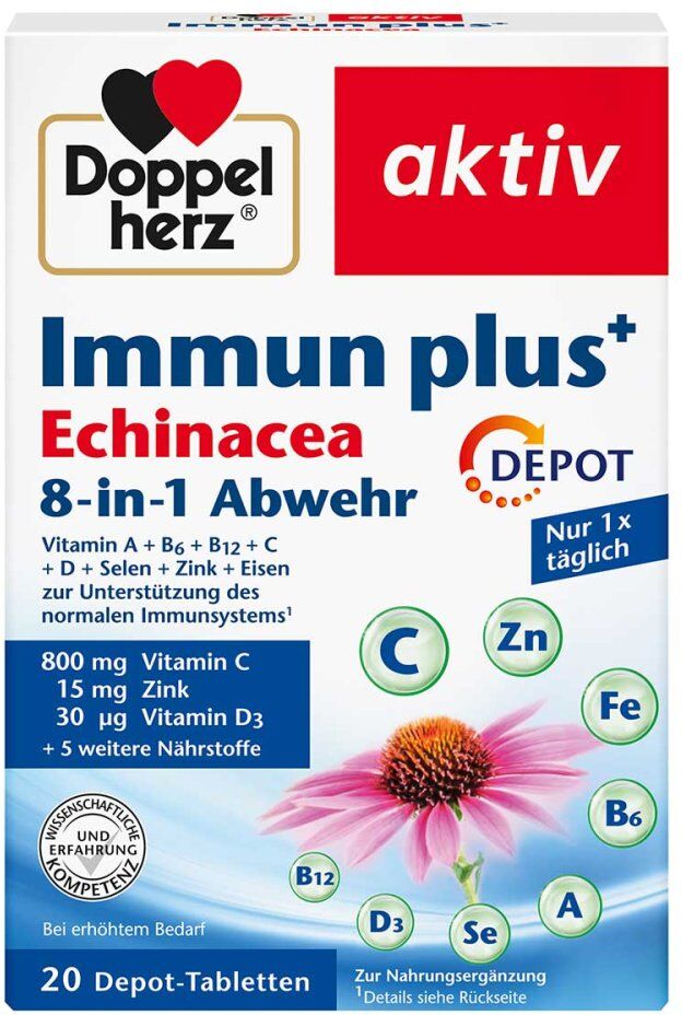 Doppelherz Immun plus Echinacea Depot Tabletten