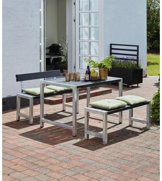 Plus Cafe Plankebænk, L 127 Cm, Sort
