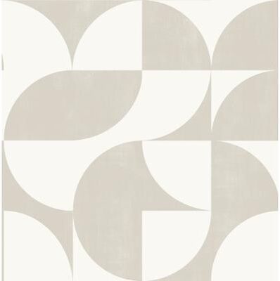 NuWallpaper - Tarquin Taupe Peel and Stick Wallpaper