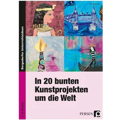 In 20 bunten Kunstprojekten um die Welt, Schulbücher von Ela Madreiter