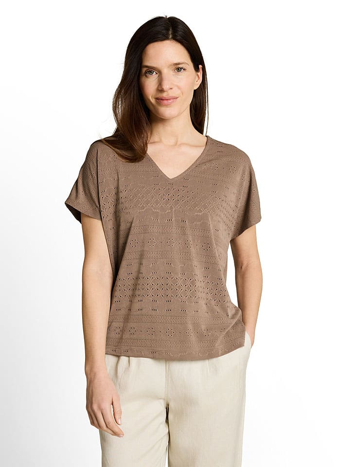 Tom Tailor Shirt in Cognac - L