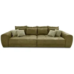 Bigsofa Moldau Mikrofaser Olivgrün
