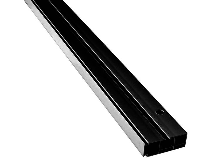 Gardinenschiene SN DECO GROUP Vorhangschiene SH (1) , schwarz, L:440cm T:4,7cm, Kunststoff, Gardinenstangen, Gardinenschiene
