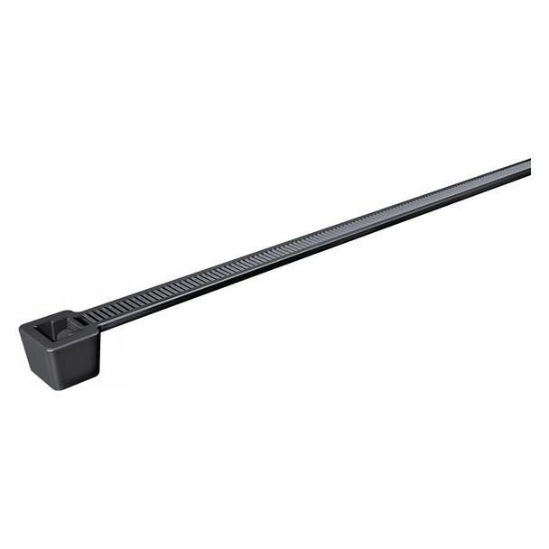 HellermannTyton T50R Bk Cable Tie UV Resistant-200x4.6mm (Kunststoffkabelbinder, 200 mm, 100 Stk.) (111-04889)