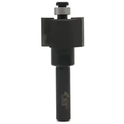 JSO 24mm Falzfräser HW 24x16/64mm mit Anlaufring S=12 Falzbreite=7,5mm - 24535-5-24090-R