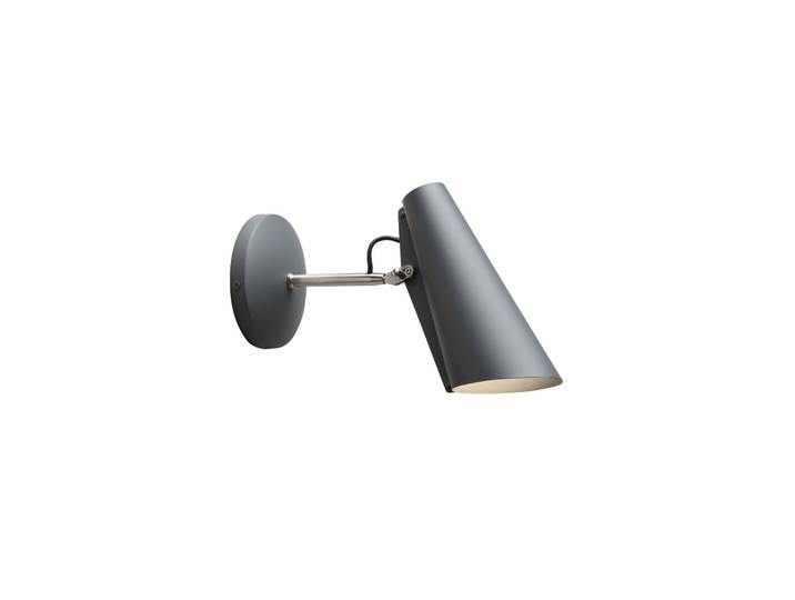 Birdy Wandleuchte Kurz Grau - Northern - Wohnzimmer - Design - Metall - Einflammig