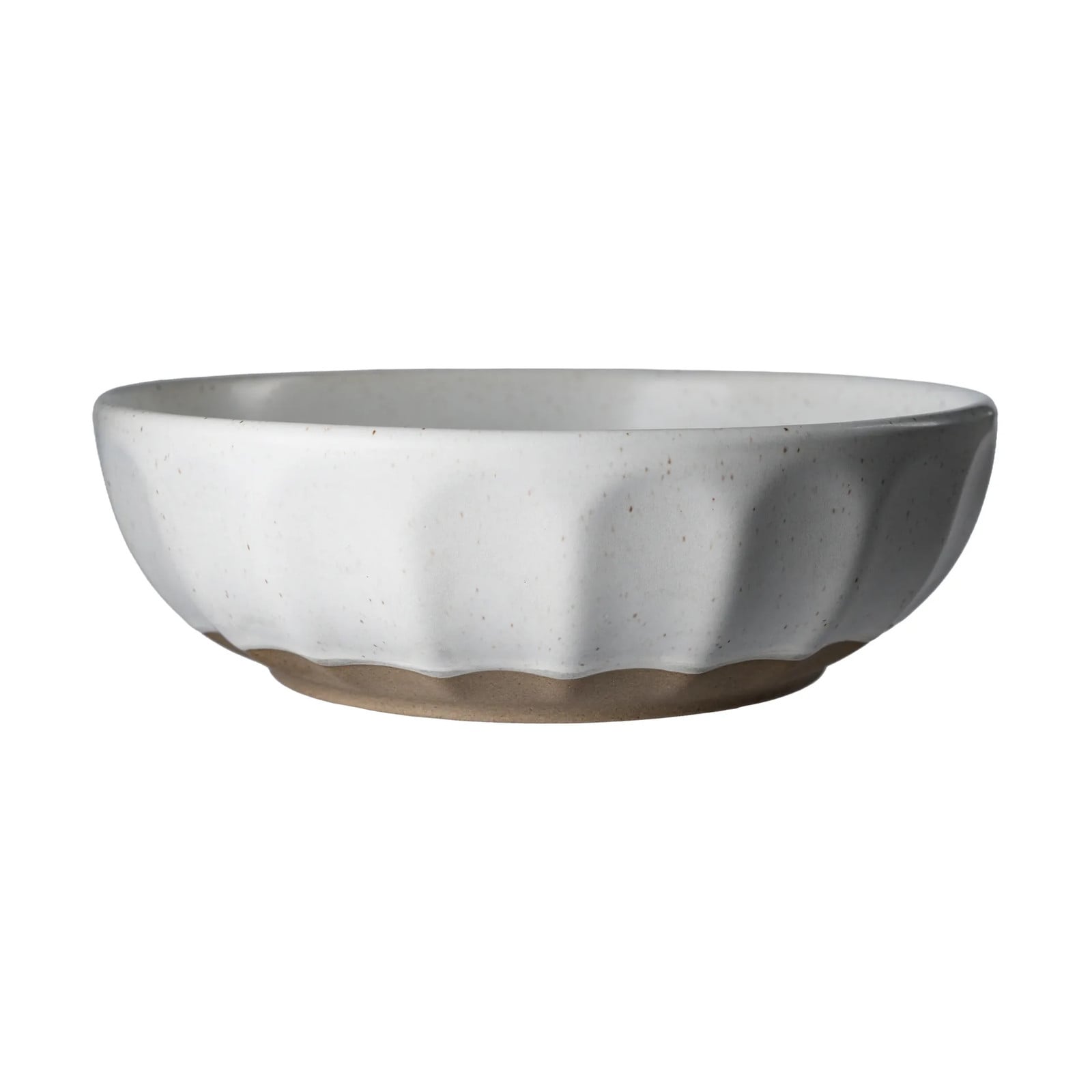 ERNST schaal steengoed Wit-naturel Ø20 cm