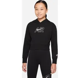NIKE Kinder Kapuzensweat G NSW AIR FT CROP HOODIE, Größe XS in Schwarz Schwarz