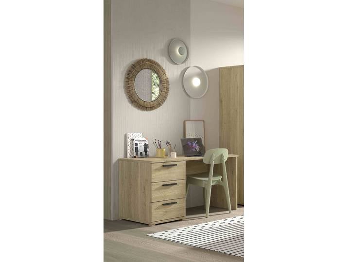 Bureau 140 x 74 x 65cm Beige/Marron