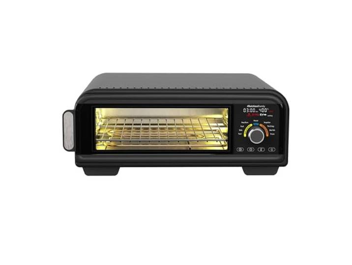 Melchioni Family Pizzaofen und Luftfritteuse FRY 18 l, elektrischer Multifunktionsofen bei 400 °C für knusprige Pizza