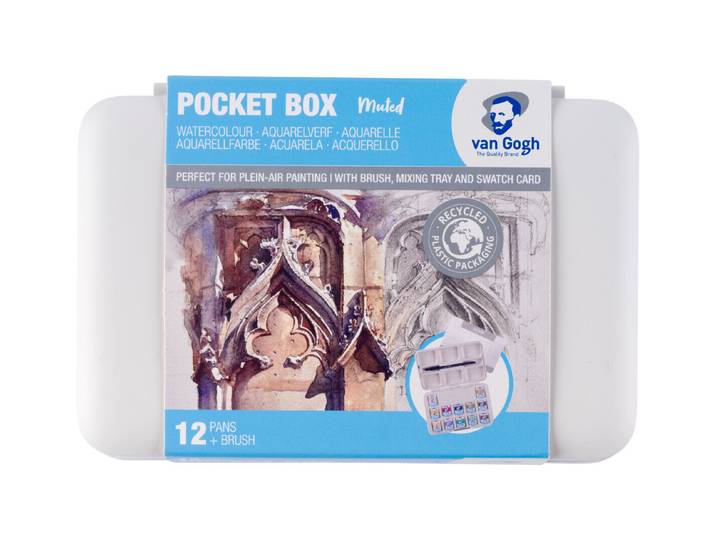 Van Gogh Pocketbox gedeckte Farben