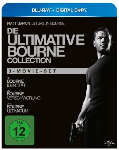 Matt Damon - Die ultimative Bourne Collection (+ Digital Copy) [Blu-ray] - Preis vom 15.10.2026 23:06:25 h