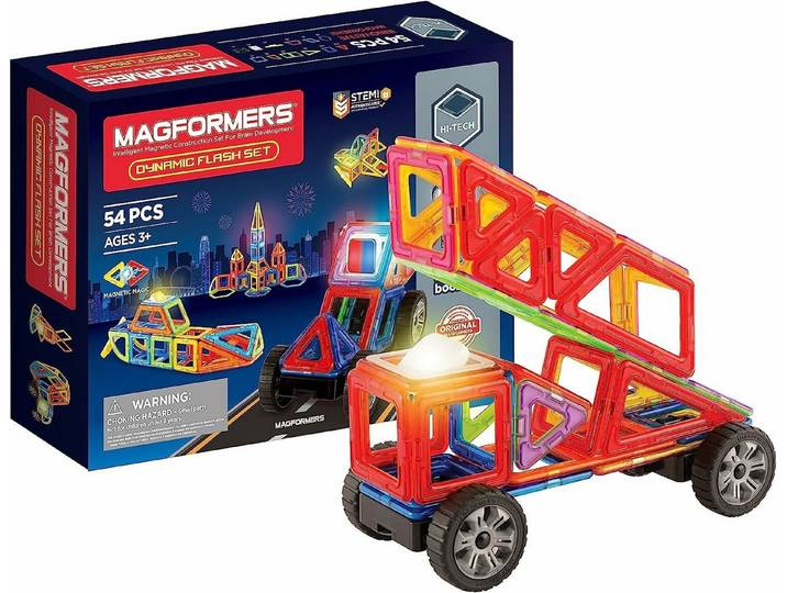 MAGFORMERS MAGFORMERS Dynamic Flash 54 Stück Magnetspielbausteine