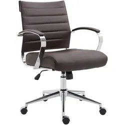 CLP Bürostuhl Oakland Kunstleder   Farbe: braun, Material: Kunstleder