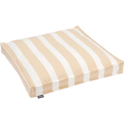 Sitzkissen H.O.C.K. "Classic Streifen", beige (natur, gestreift), B:50cm H:5cm L:50cm, Polyacryl (dralon), Dekokissen_Sitzkissen_Kissenhüllen, Sitzkissen, mit Streifen