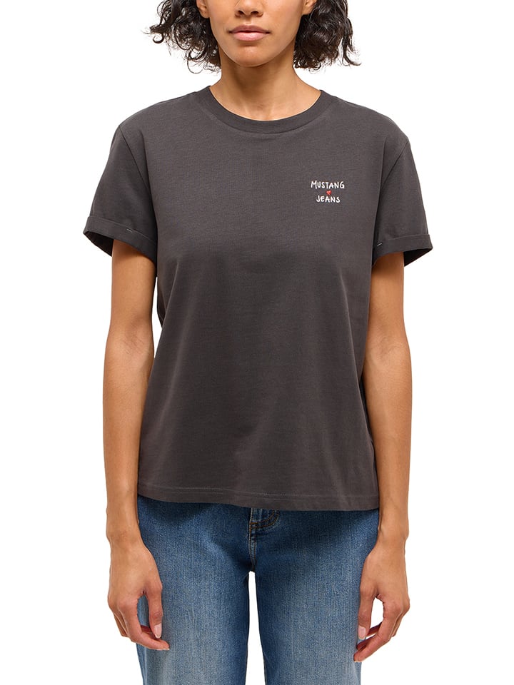 Mustang Shirt "Monroe" in Anthrazit - S