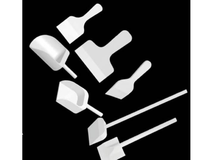Hochreiner PTFE-Schaber – Labor-Flachschaberplatte for Experimente und Industrie – 1 Stück(PTFE Shovel S01)