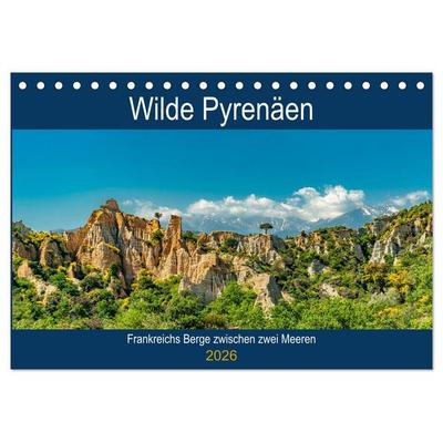 Wilde Pyrenäen (Tischkalender 2026 DIN A5 quer), CALVENDO Monatskalender