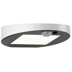 Paulmann LED Solar-Wandleuchte RYSE mit Bewegungsmelder, IP44, 3000K 145lm, Weiß PAUL-94247