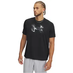 UNDER ARMOUR Tech Print Trainingsshirt Herren 001 - black/anthracite M