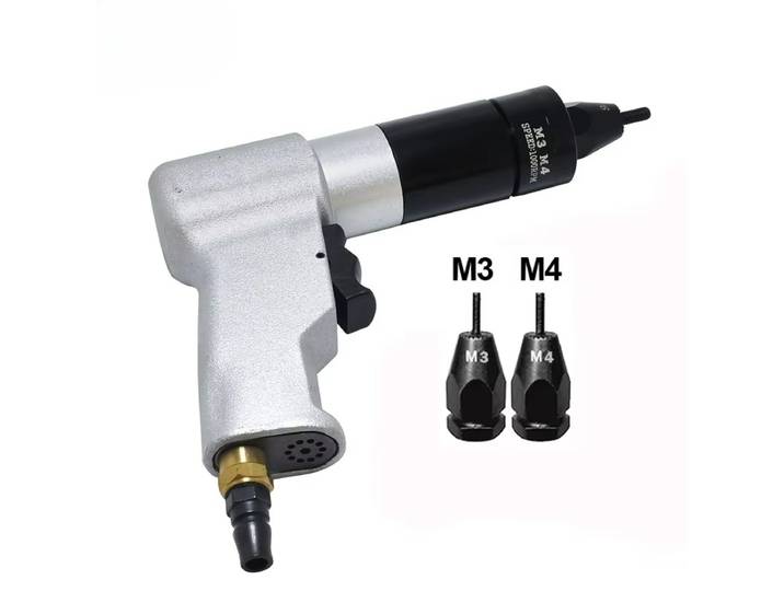 Pistolet de rivetage pneumatique M3 M4, pistolet de pose de rivets, pistolet à rivets à air comprimé