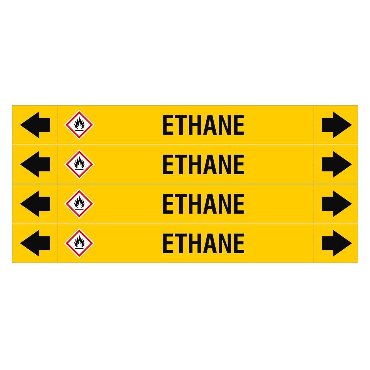 Brady ASME - Rohrmarkierer - Ethane (ASMEPM-26X230MM-ETHANE)