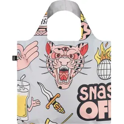 Loqi Snask Tasche grau recycelt