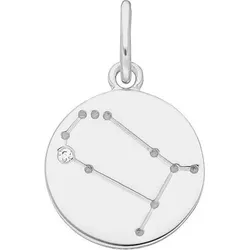 LEAF - KETTENANHÄNGER - ZWILLINGE ZODIAC SIGN -  silber