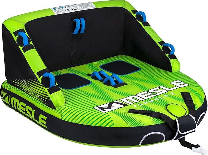 Funtube Formula, 2-4 Personen Tube Wassersport, Couch Wasserreifen aufblasbar, Towable Tube für Kinder & Erwachsene, Schleppring für Boot & Jetski, Wasserring zum Ziehen