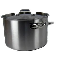 Airbrush-City Kochtopf Gastrotopf Topf 24 Liter Edelstahl mit Deckel Großküche Gastronomie