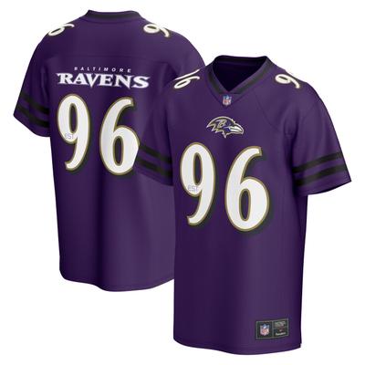 Footballtrikot FANATICS "Fanatics Trikot Baltimore Ravens NFL Core Foundation Jersey", Herren, Gr. M, lila (mehrfarbig), 100% Polyester, Trikots