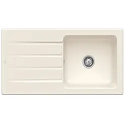 Villeroy & Boch Architectura Einbauspüle 336001KR mit Ablaufgarnitur und Handbetätigung, Crema