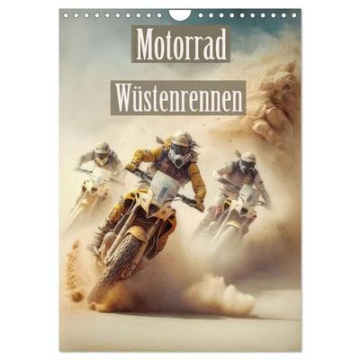 Motorrad Wüstenrennen (Wandkalender 2027 DIN A4 hoch), CALVENDO Monatskalender