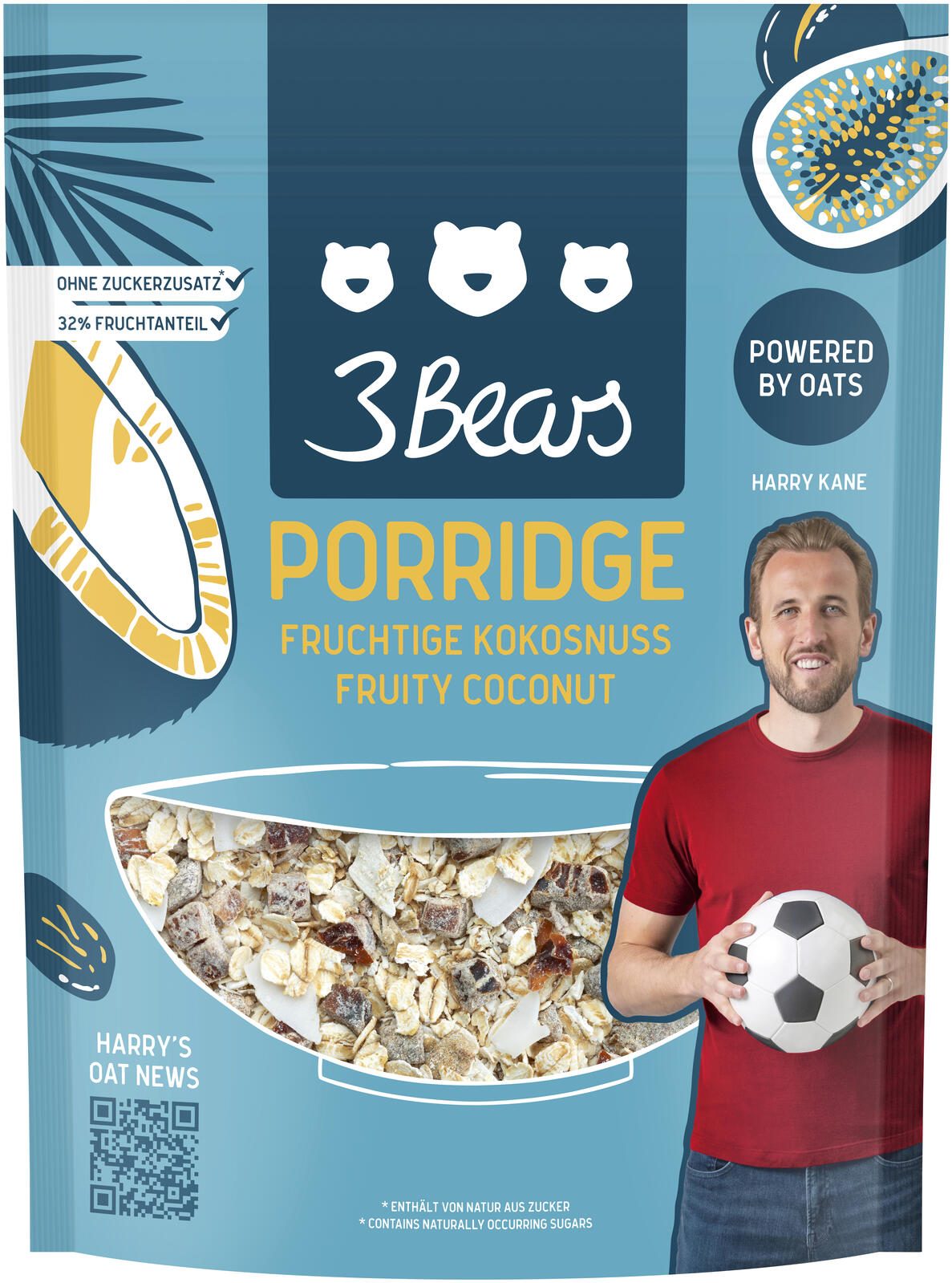 3Bears Porridge - Fruchtige Kokosnuss 400,0 g 7000700