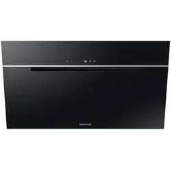 Samsung Kopffrei-Haube mit Auto Connect, Schwarzes Glas, 90 cm, NK36C7070WBUR