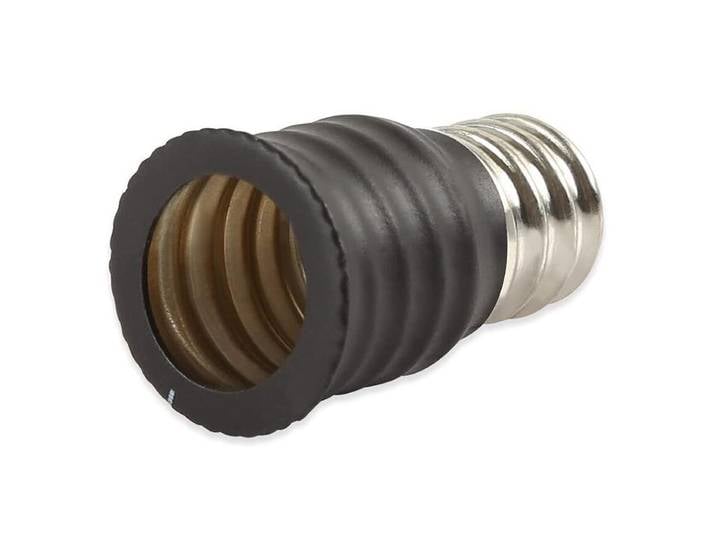 Convertisseur adaptateur de prise E12 à E14, 100 pièces, Base de candélabre E12, conversion en Base intermédiaire européenne E14, vente en gros