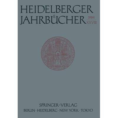 Heidelberger Jahrbücher, Taschenbuch von Kenneth A. Loparo, Springer Berlin, 978-3-540-13639-2