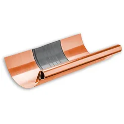 Dachrinnen-Dilatation Grömo, halbrund, Kupfer, verschiedene Größen (Ausführung: Nenngröße 280. Ø 127mm)