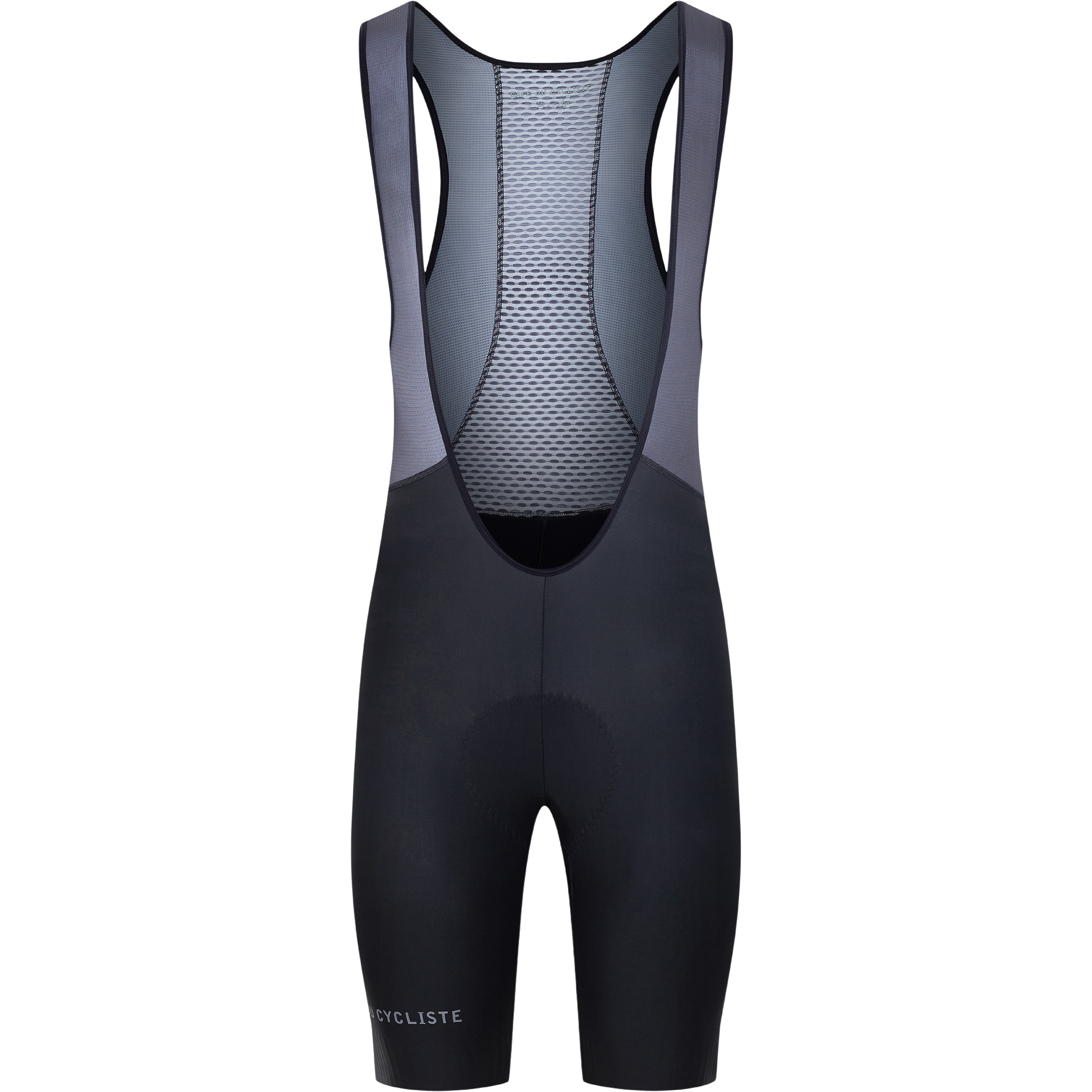 Café Du Cycliste Marinette Bib kurz Herren Fahrradhose grau Größe S Rennrad Kompressionseffekt