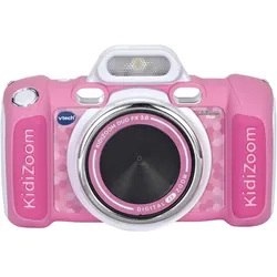 VTech KidiZoom Duo FX 2.0 pink – 12-in-1 Kinderkamera mit Dualkamera, Effekten und Spielen