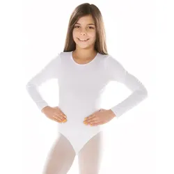 Kinder-Langarmbody, weiß