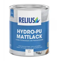 Relius Hydro-PU Mattlack weiß 2,5Ltr. * 276223