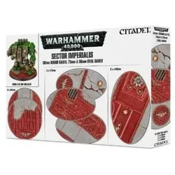 Games Workshop Sector Imperialis: 60mm round and 75mm or 90mm round bases (Kunststoff)
