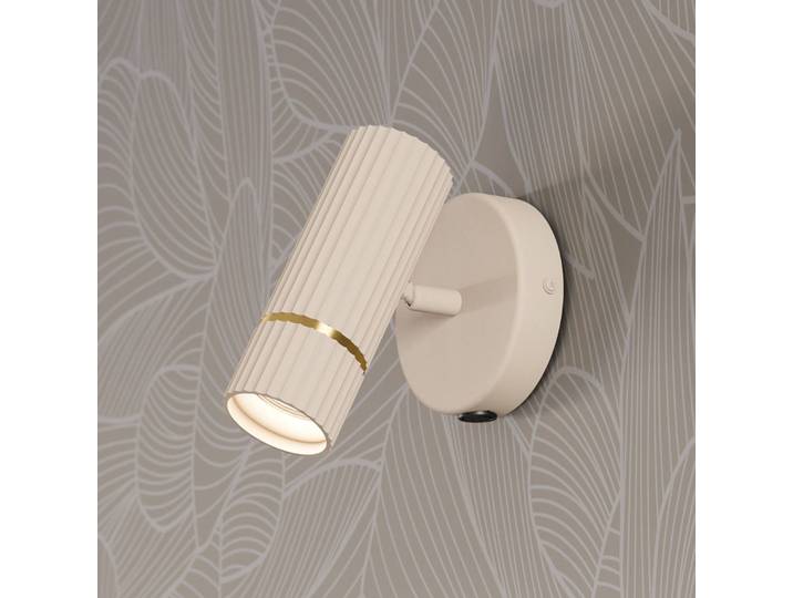 EGLO Wandstrahler Caminia, creme / amber, für Wohn- / Esszimmer, Metall, Wandstrahler