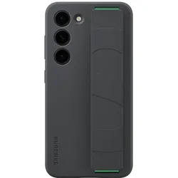 Samsung Silicone Grip Case (Samsung Galaxy S23), Smartphone Hülle, Schwarz