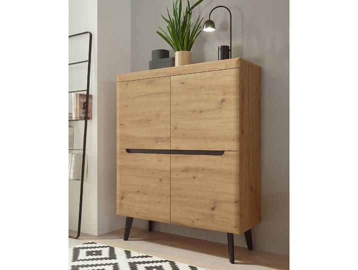Highboard II 107 x 134 x 40cm Braun
