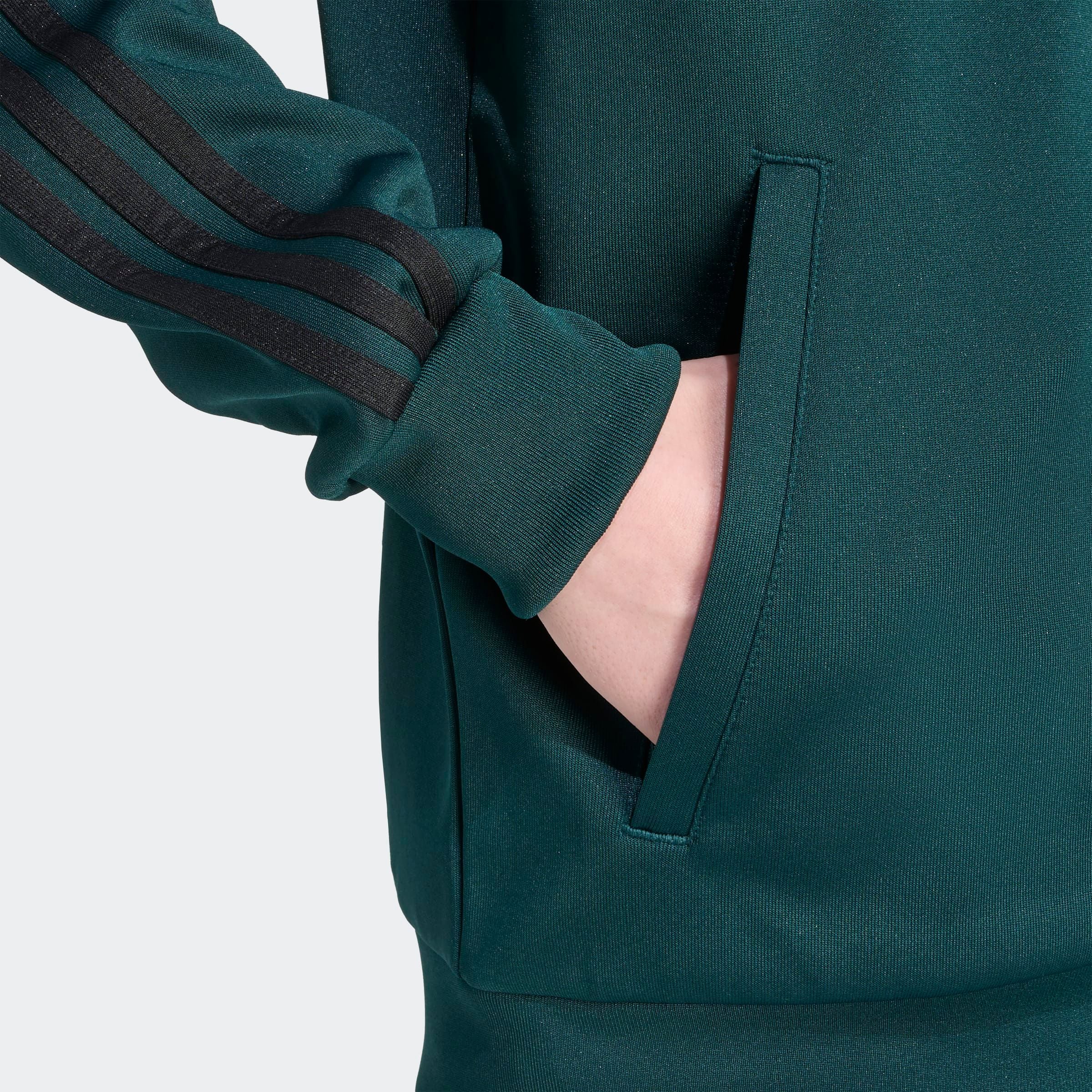 Trainingsjacke ADIDAS ORIGINALS "THE FIRST ORIGINALS", Herren, Gr. 3XL, schwarz (aurora ivy, schwarz), Obermaterial: 70% Polyester, 30% Baumwolle, Jacken Trainingsjacke aurora ivy, schwarz 3XL