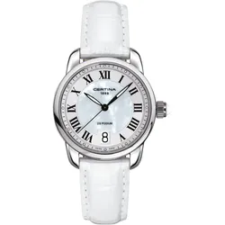 Certina DS Podium Lady C025.210.16.118.01 - perlmutt weiß,silber,weiß - 32.5mm