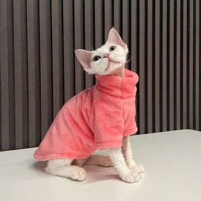 Uplifted Finds Fashionable Cat And Dog Winter Sweater Pet Hoodie Warm Knit Outfit 2xl red
